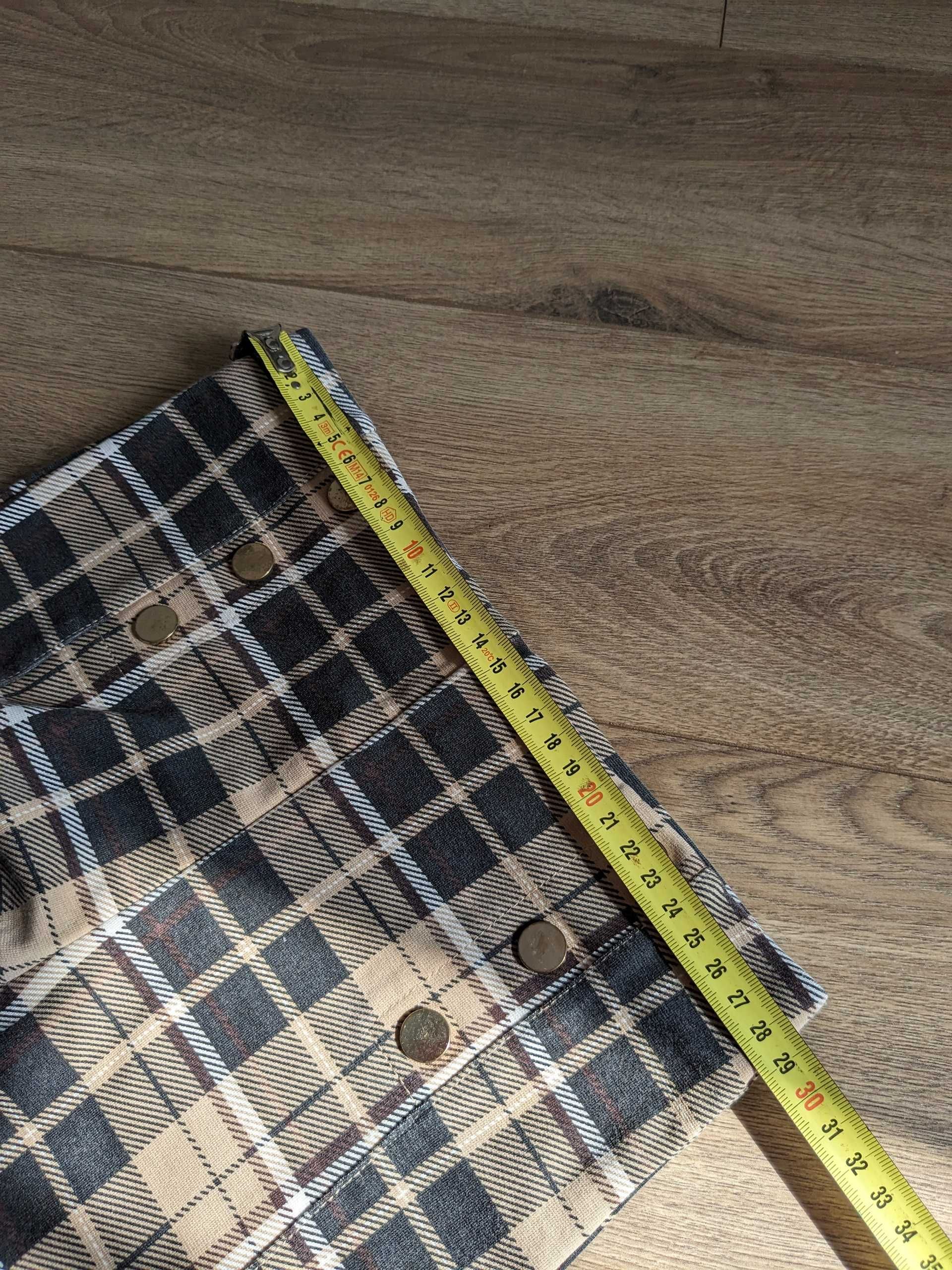 ZARA Colanti pantaloni cadrilati scoala 11-12 ani 152 cm