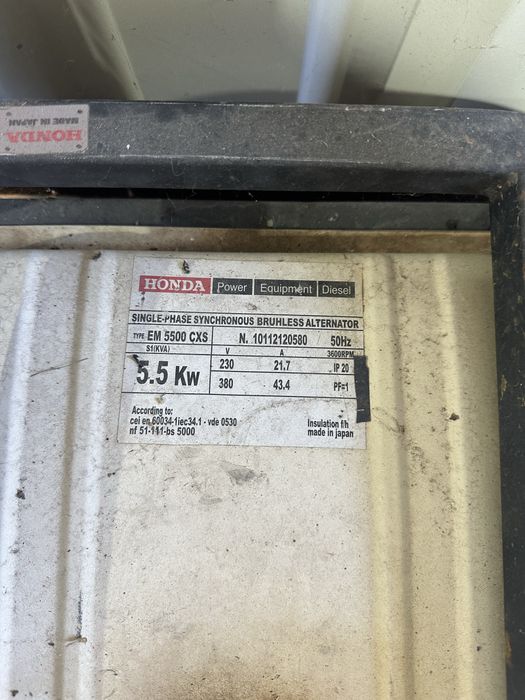 Generator honda