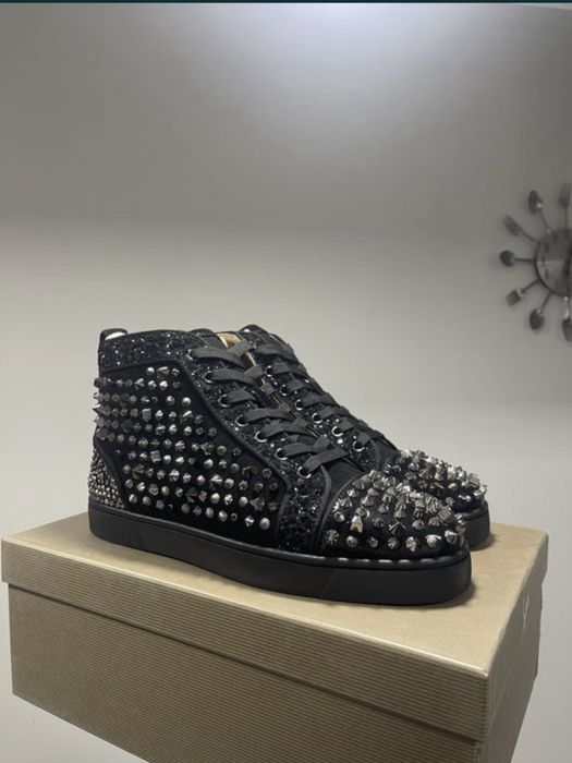 Christian Louboutin High Black Suede