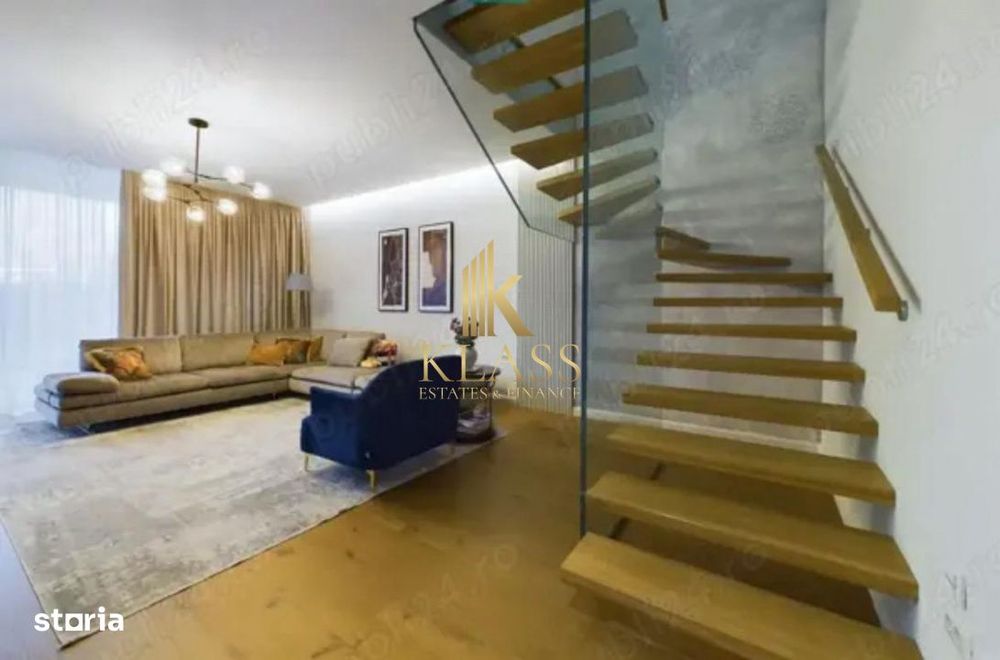Vila Smart Home, 5 camere, 4 bai, 2 parcari, curte, piscina, zona Volu