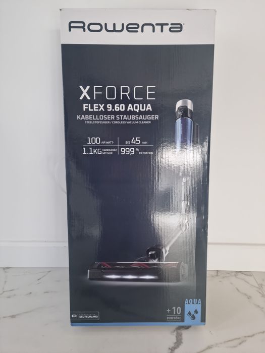 Aspirator vertical fără fir Rowenta X Force  flex 960 Aqua RH20C7W0