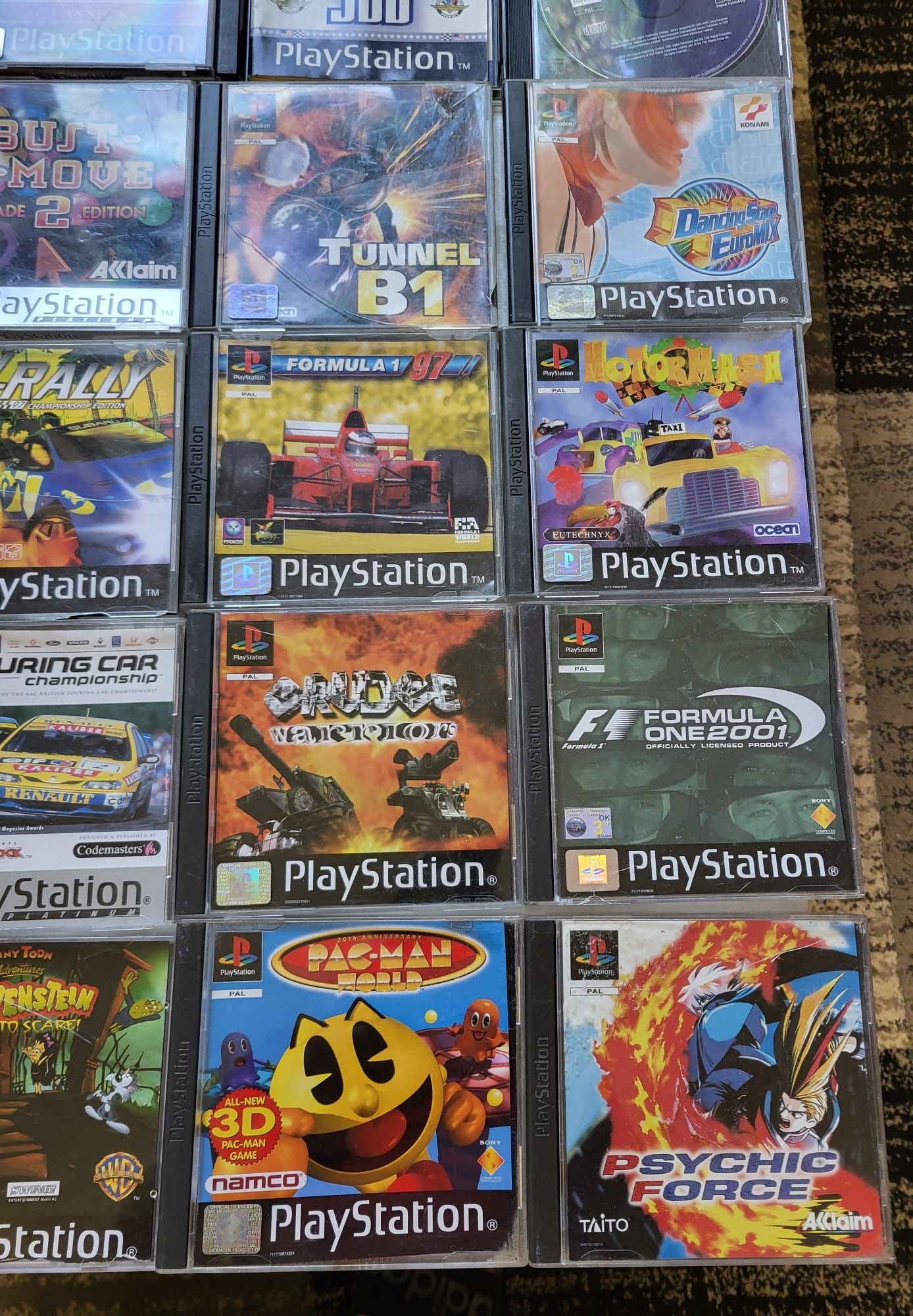 Joc Playstation 1. Driver. Pac- Man. Rayman. Formula 1.