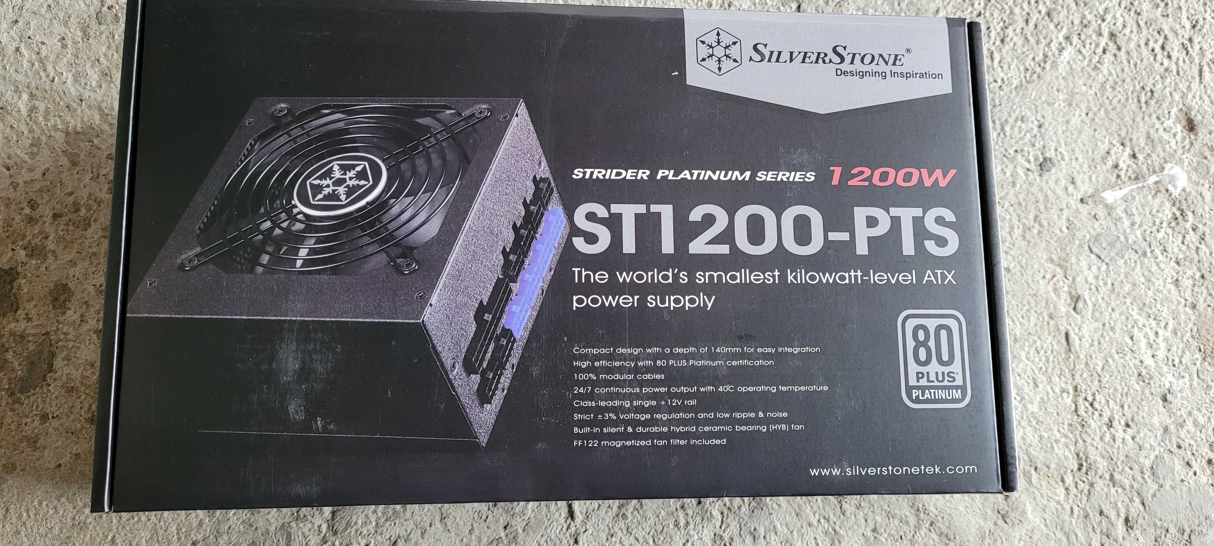 Sursa Silverstone 1200w platforma seasonic peste corsair , noua