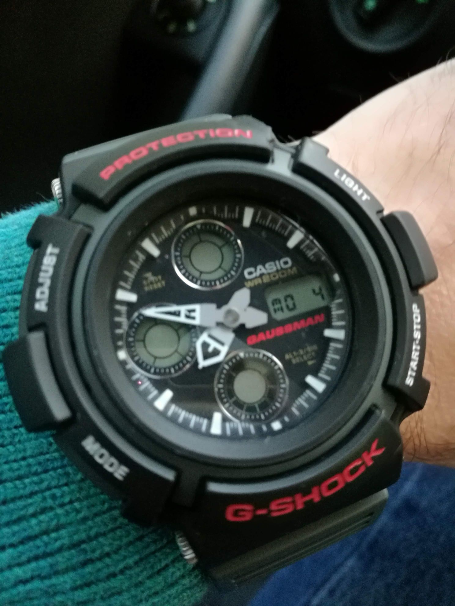 Vând ceas Casio G Shock AW571 Gaussman, stare impecabila, ca nou