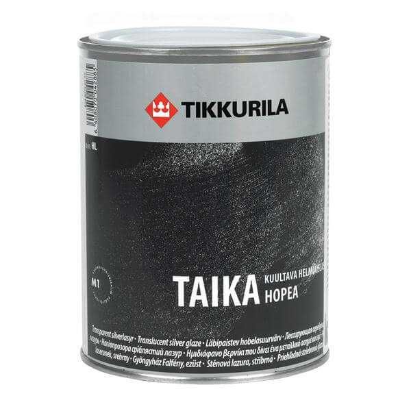 Краска лессирующая, водоразбавляемая лазурь Tikkurila Taika, 0,9 л.
