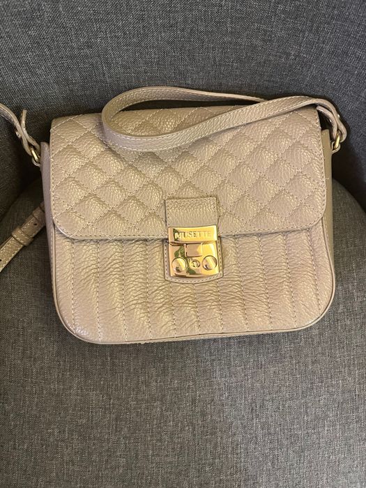 Дамска чанта Musette, естествена кожа