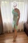 Rochie de vânzare, realizată manual spectaculoasă!