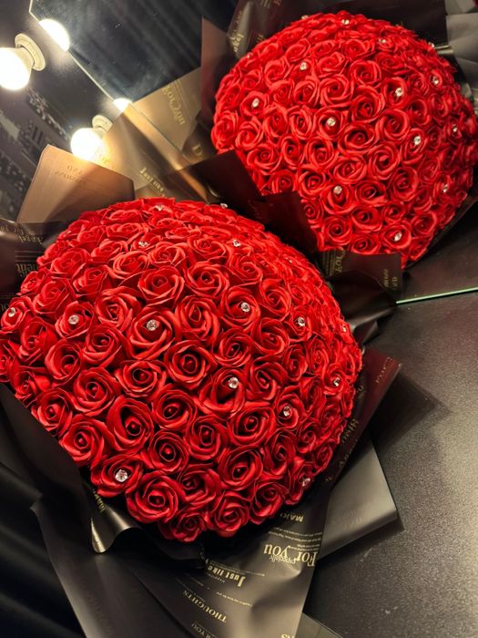 buchete trandafiri sapun buchet personalizat cadoul perfect rosu roz