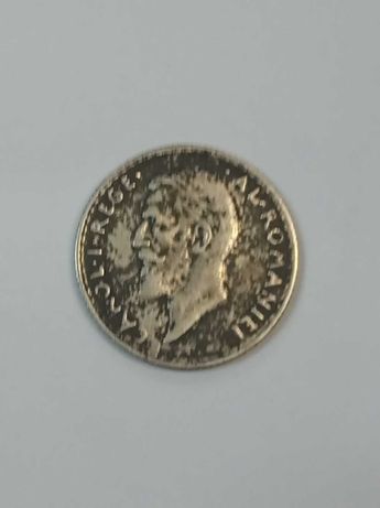 Moneda De Argint 1 Leu 1914 CAROL I Necurățată