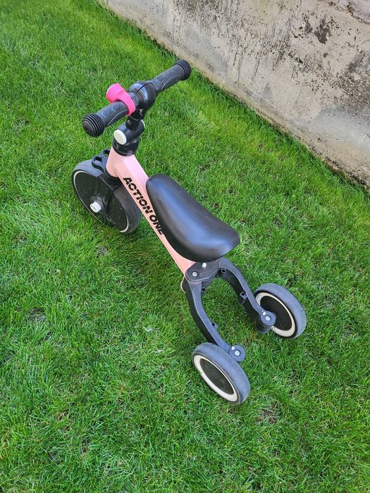 Tricicleta copii 3 in 1 Action One roz