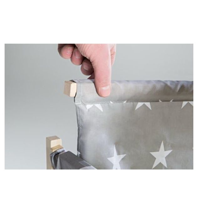 Teatru de papusi roba din lemn si textil cu stele 84x39x129cm