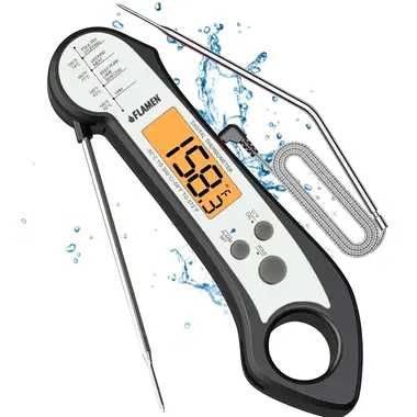 Termometru digital pentru alimente Flamen,sonda duala, sigilat