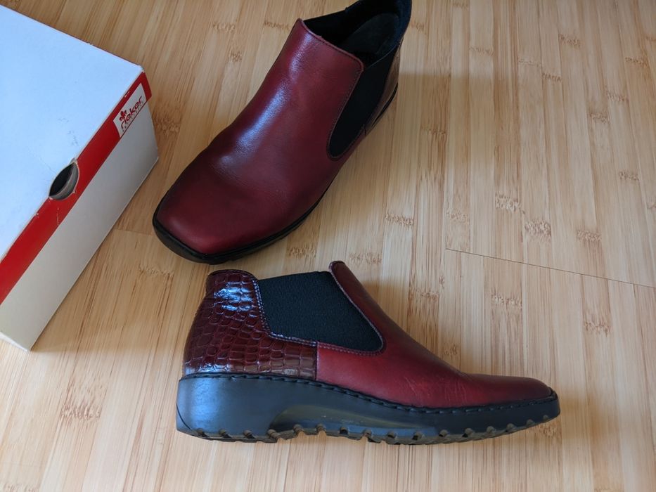 Боти Rieker, естествена кожа, N37