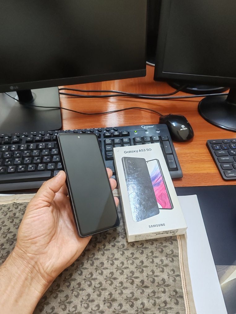 Samsung A53 5G 8/256gb(2023)ideal ochilmagan usta kurmagan aybi yuq