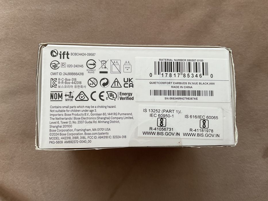 Casti BOSE QuietComfort Earbuds II, True Wireless, Bluetooth sigilate!