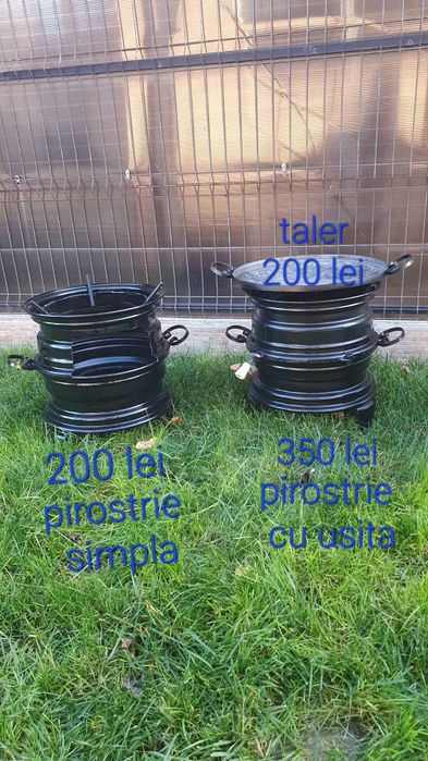 Pirostrie tip sobiță/ceaun bună la tăiatul porcului