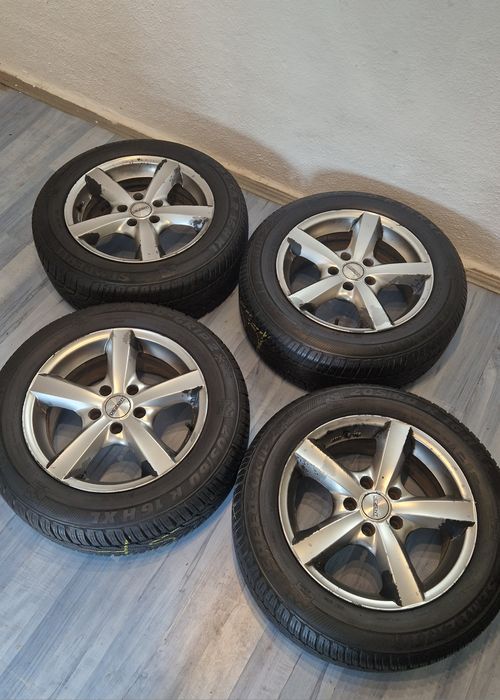 Jante Dezent 205 60 R16cu cauciucuri iarna Semperit