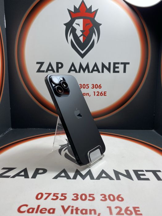 ZAP AMANET VITAN - iPhone 16 Pro Max - 256 GB - Neactivat - Black