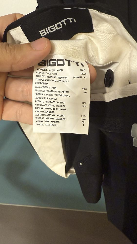 Costum Bigotti Slim Body Stretch conti nou nout