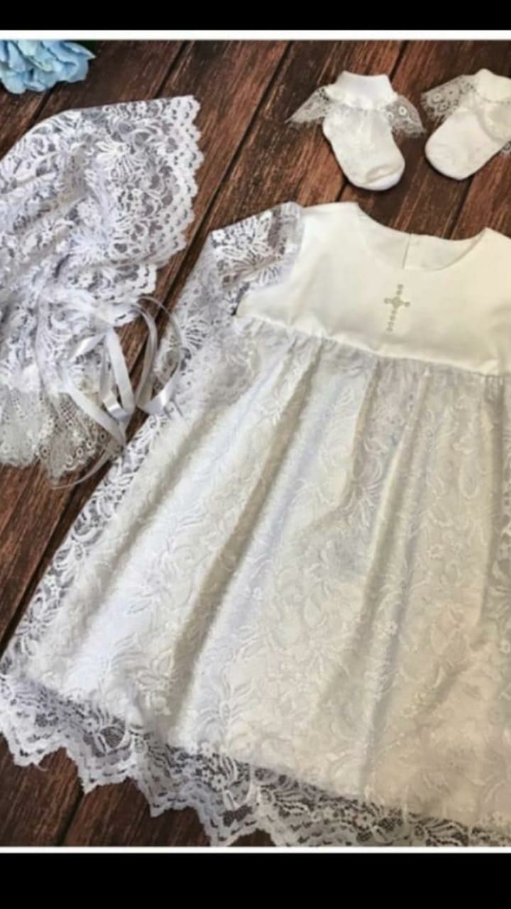 Крестильный наряд платье рубашка