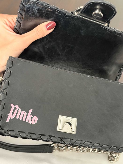 Pinko Love Fabulous оригинална черна чанта