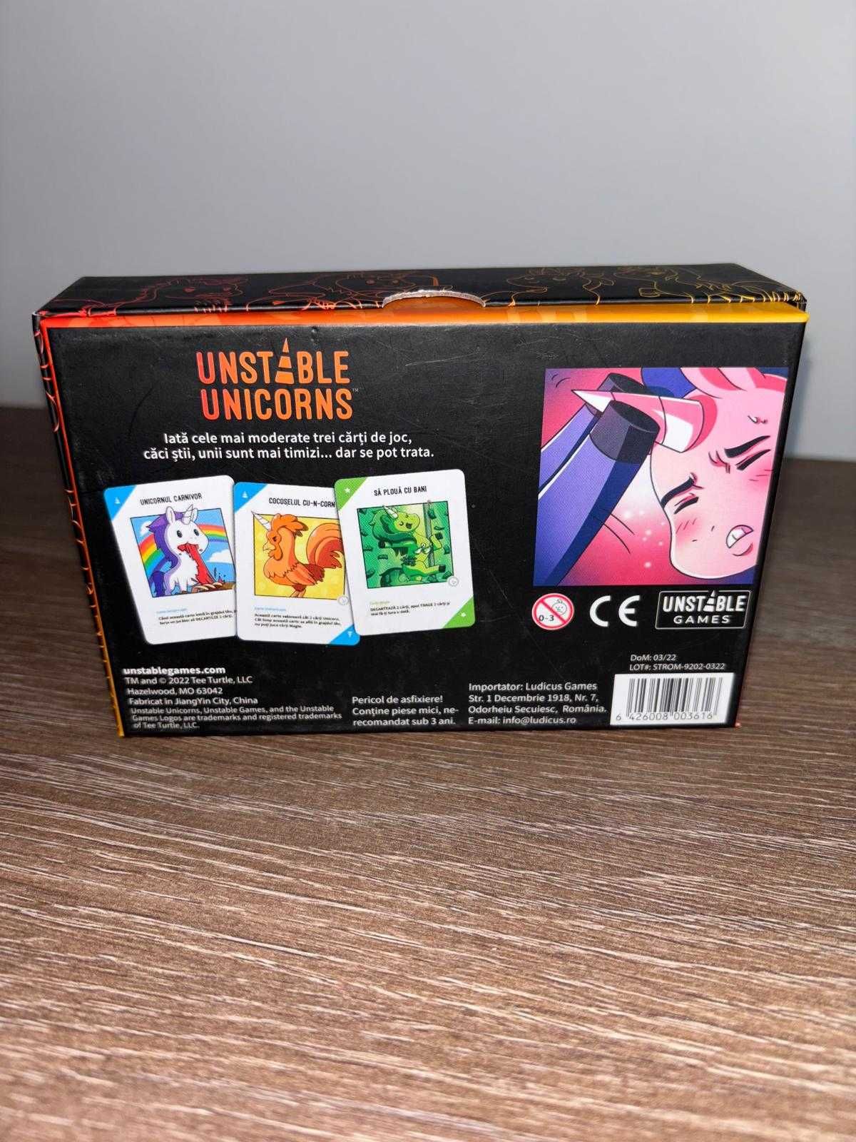 Joc Unstable Unicorns Board Game