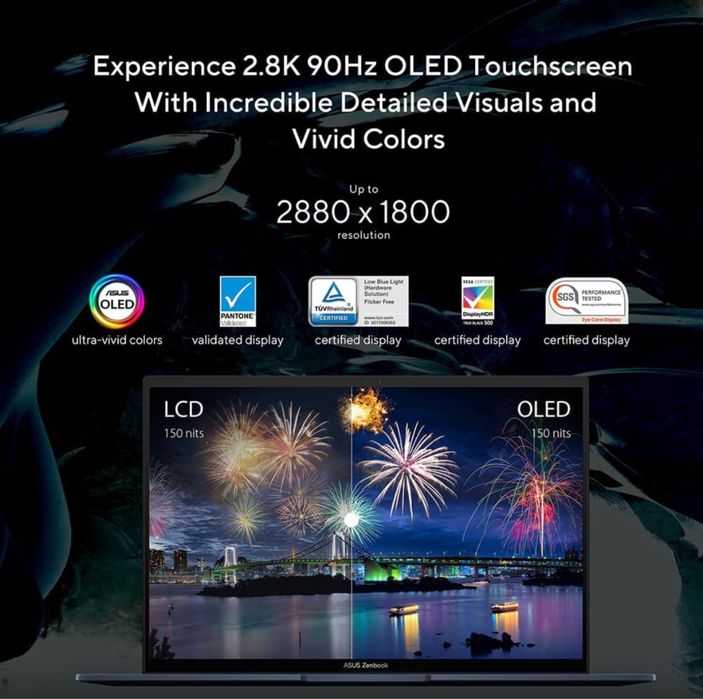 LASUS Zenbook 14 OLED UX3402VA 14.0 .sigilat!