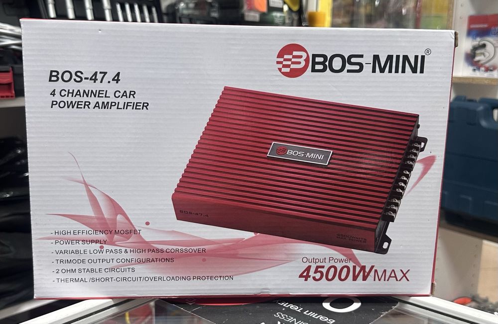 4 х канальные усилители , магнитолы, динамики, колонки. Қосшы.