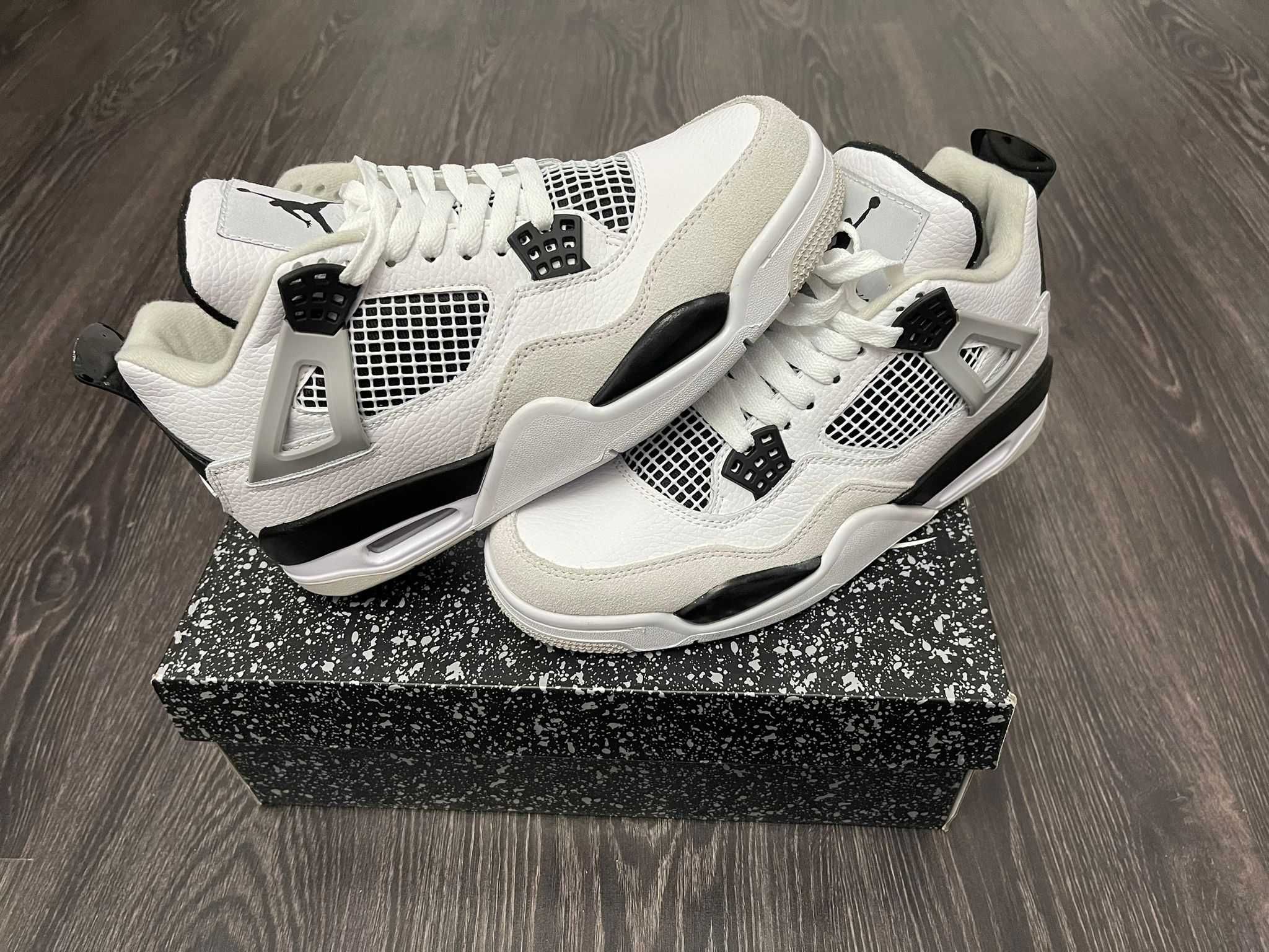 Jordan 4 Military Black LUXURY l Calitate Premium l Full Box