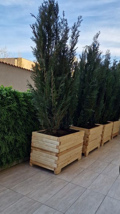 Jardiniere cu spalier la comanda