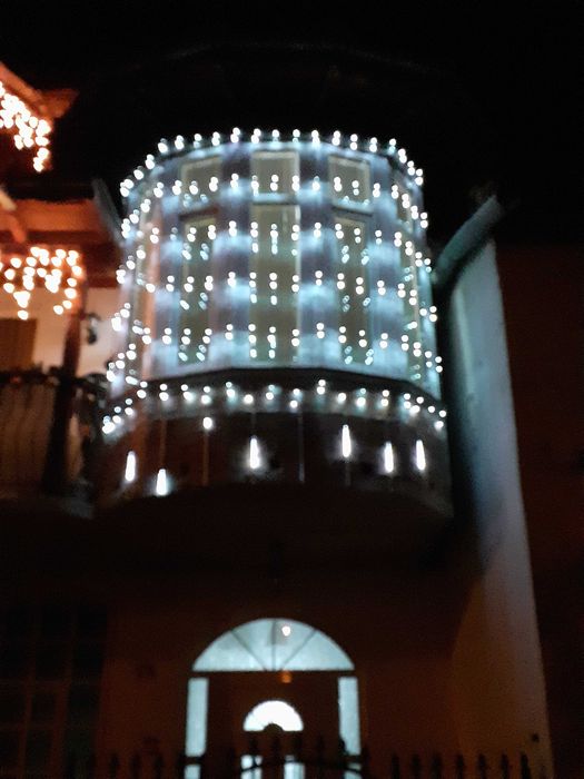 LED Завеса 3 х 3 м Син цвят BLUE 420лампи с Опция Снаждане