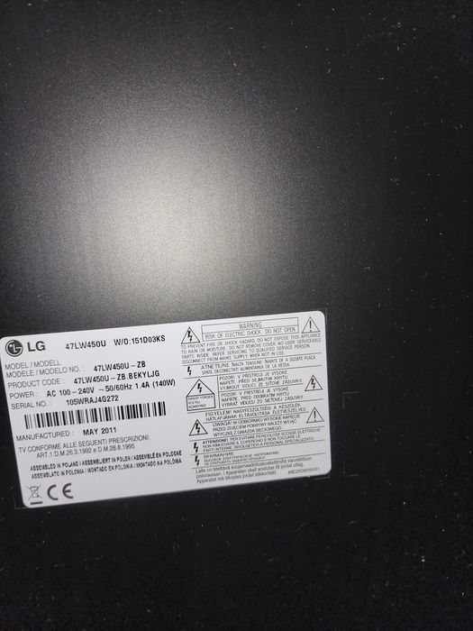 LG tv televizor 47