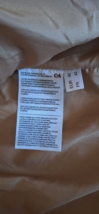 Haina dama noua, C&A