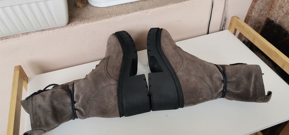 Боти Тamaris 39 н. Естествен велур