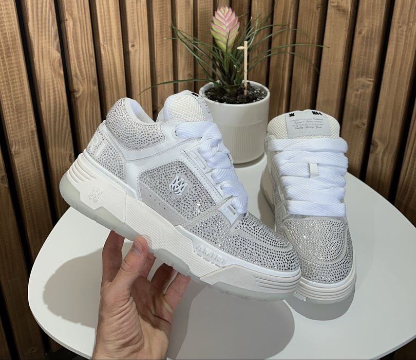 Amiri Ma-1 White Crystal (size 40)