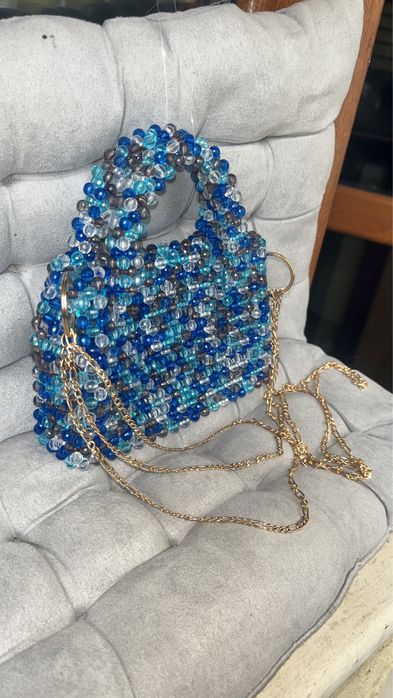 Ръчно изработена чанта от мъниста