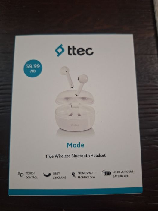 Безжични слушалки ttec неотваряни