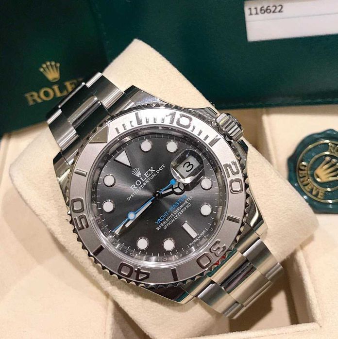 Rolex Yacht-Master Platinum сиво