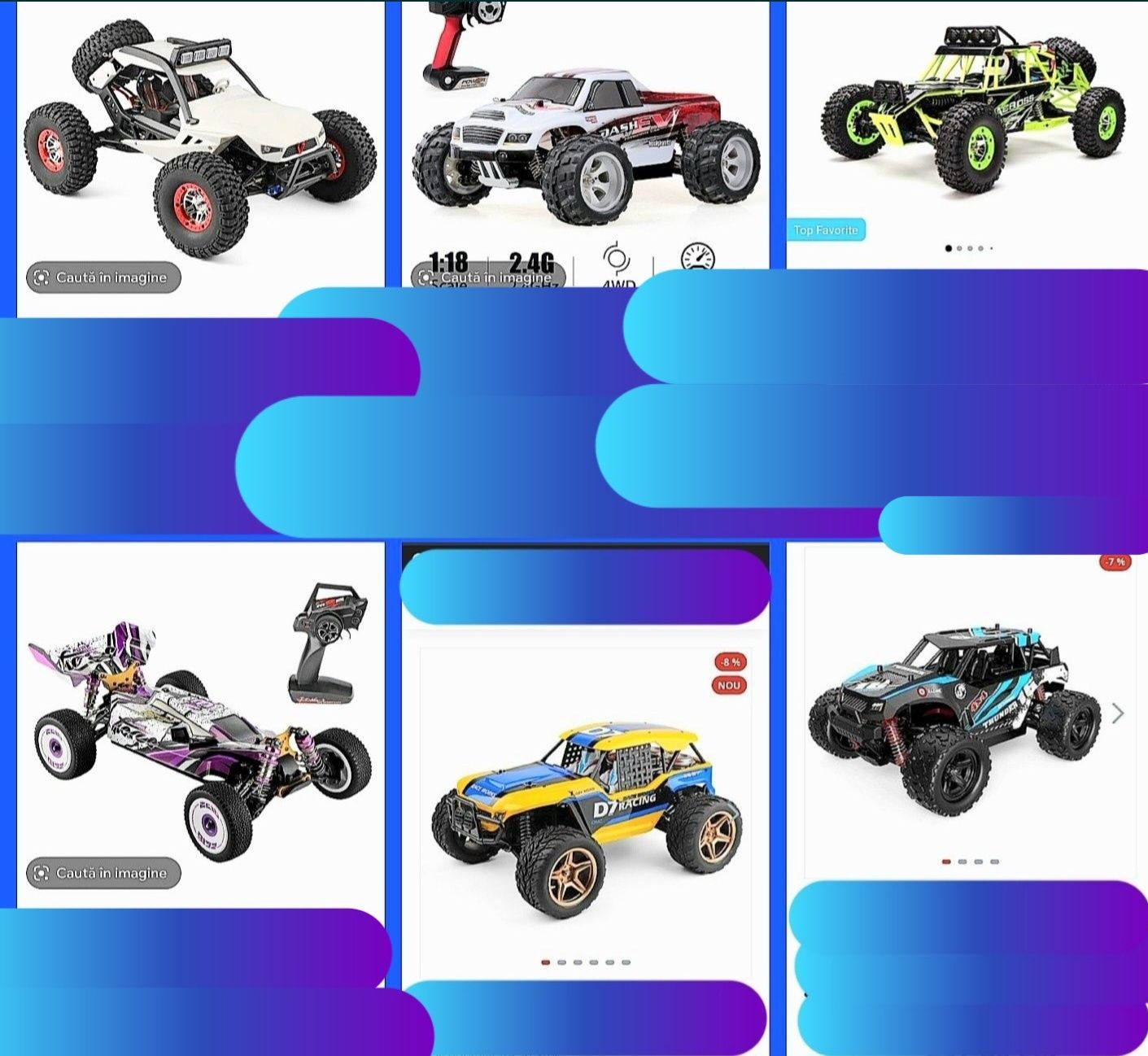 Repar Automodele/Mașini cu telecomanda rc:Wltoys,xinlehong,crawler,etc