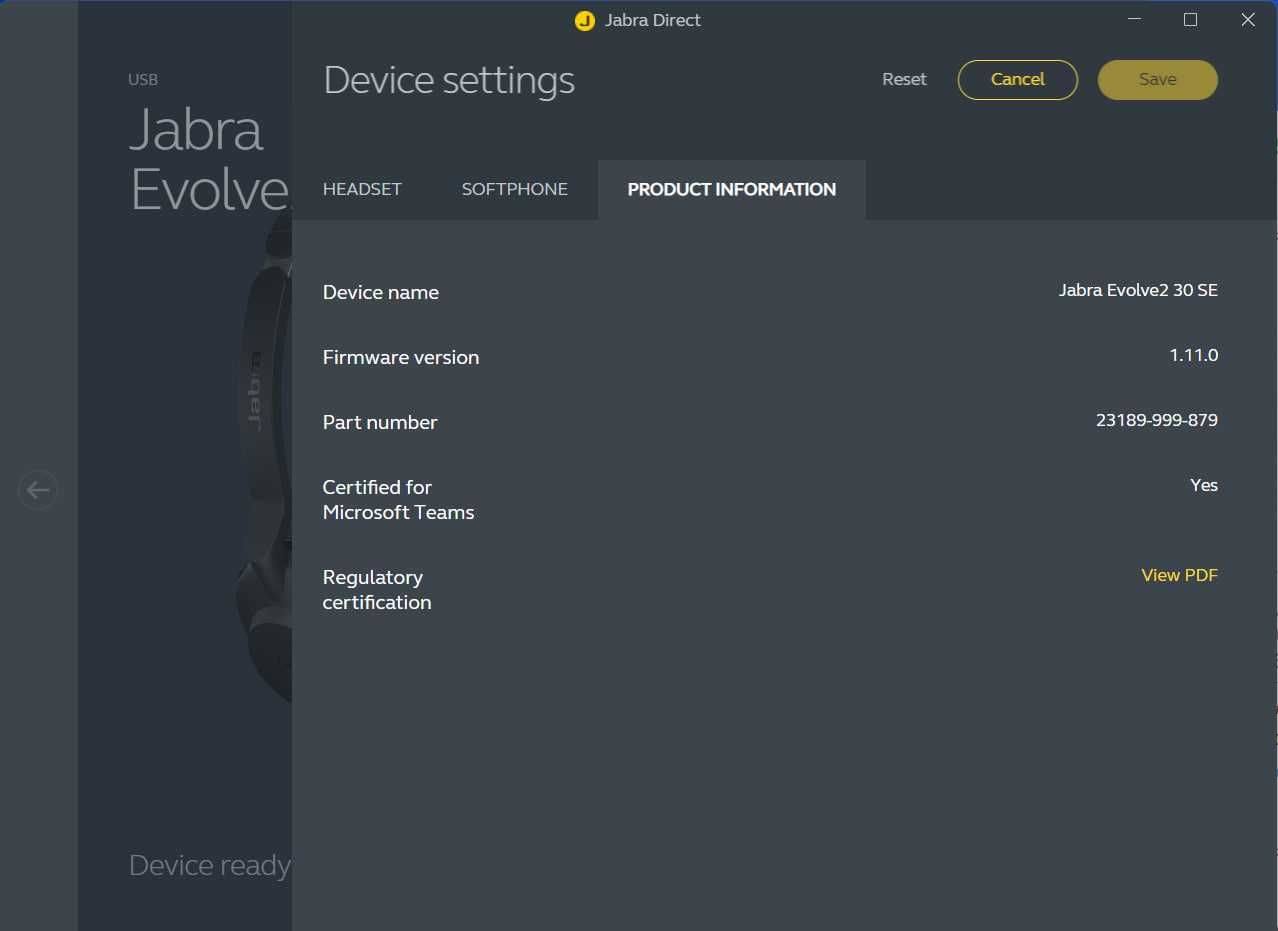 Слушалки Jabra Evolve2 30 SE Stereo, MS, USB-C, Черни