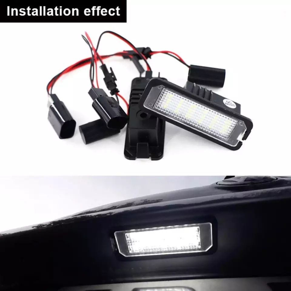 Lampi LED numar inmatriculare Passat B6 CC Golf 5 6 7 Skoda Seat