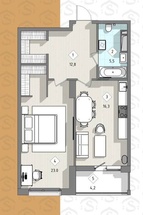 Квартира продается 2/13/16 на жк Шошкент