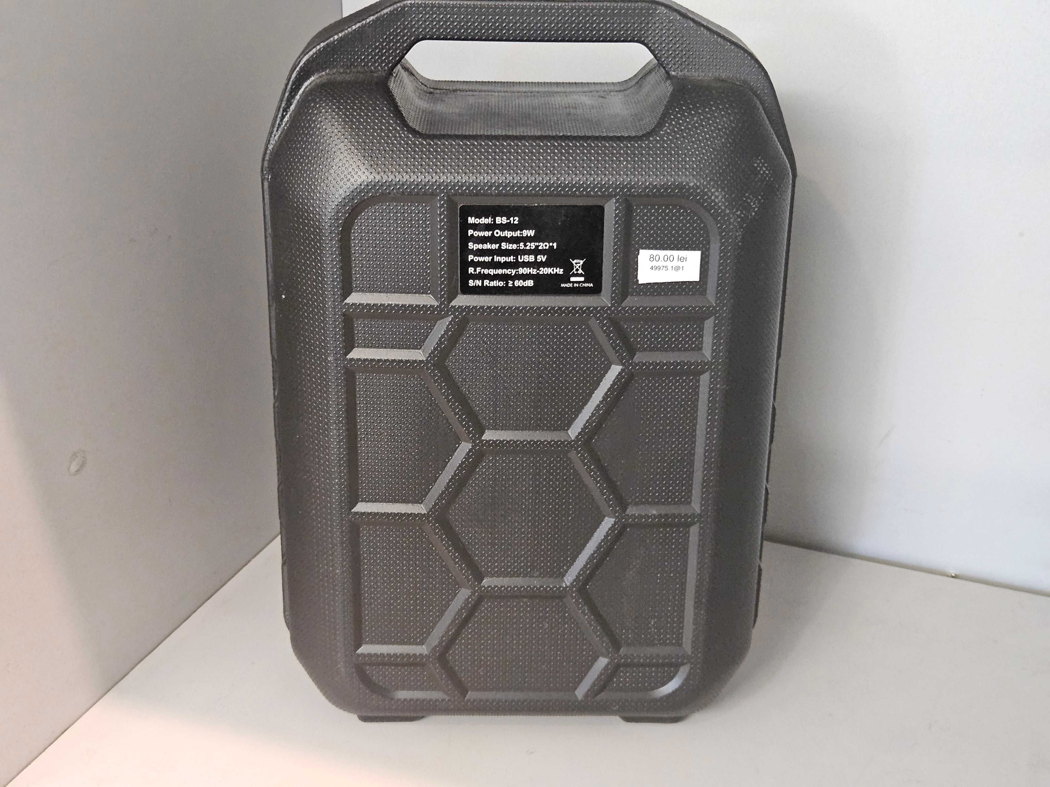 Boxa Portabila BS-12 (Ag1 Alexandru B49975) Garantie 2 Ani
