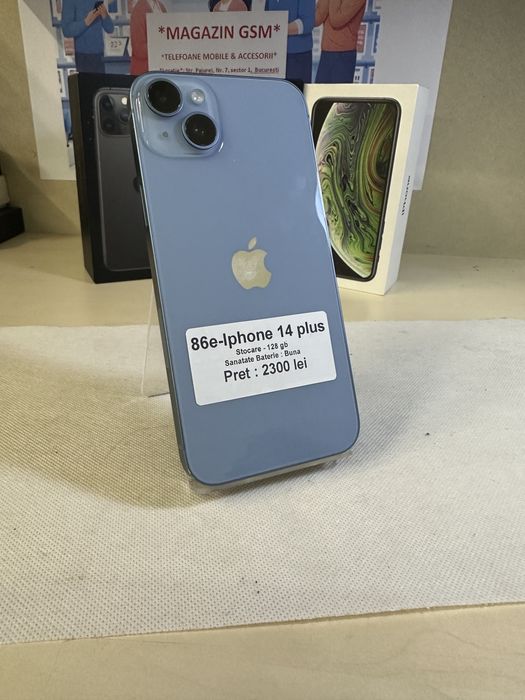 Iphone 14 plus / 128 gb / garantie / la reducere