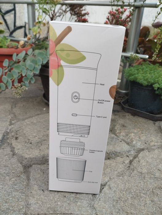 Преносима кафемашина за мляно кафе и капсули