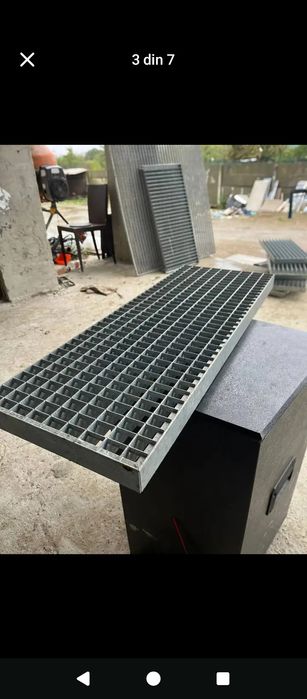 Grătare zincată și trepte galvanizate zincate orice dimensiune