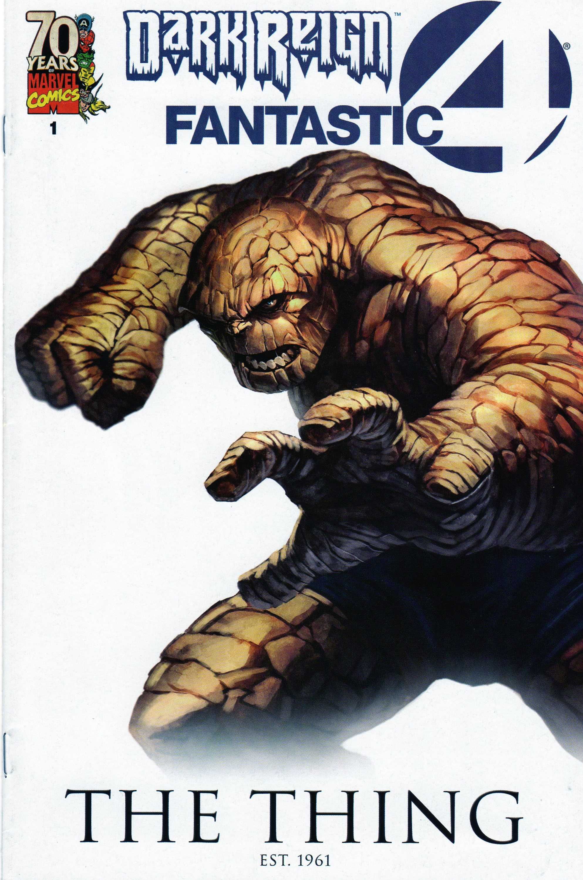 Fantastic Four Dark Reign #1 benzi desenate