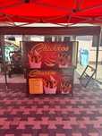 Stand festival churros cu aparat profesional si cor