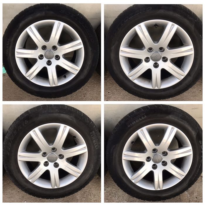 Roti iarna 225/55/16 originale AUDI