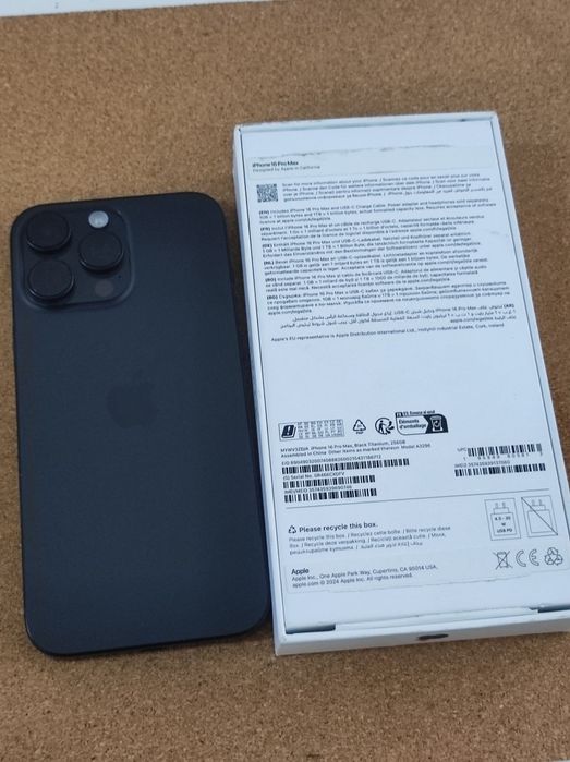 iphone 16 pro max 256gb black titanium 5g